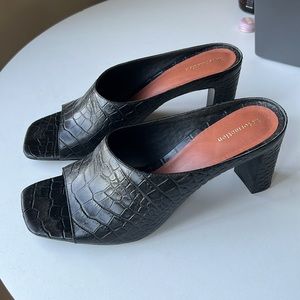 NWOT Reformation Luella Block Heeled Sandal